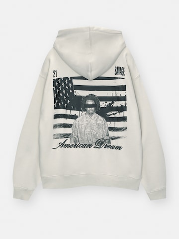 Pull&Bear Sweatshirt i beige