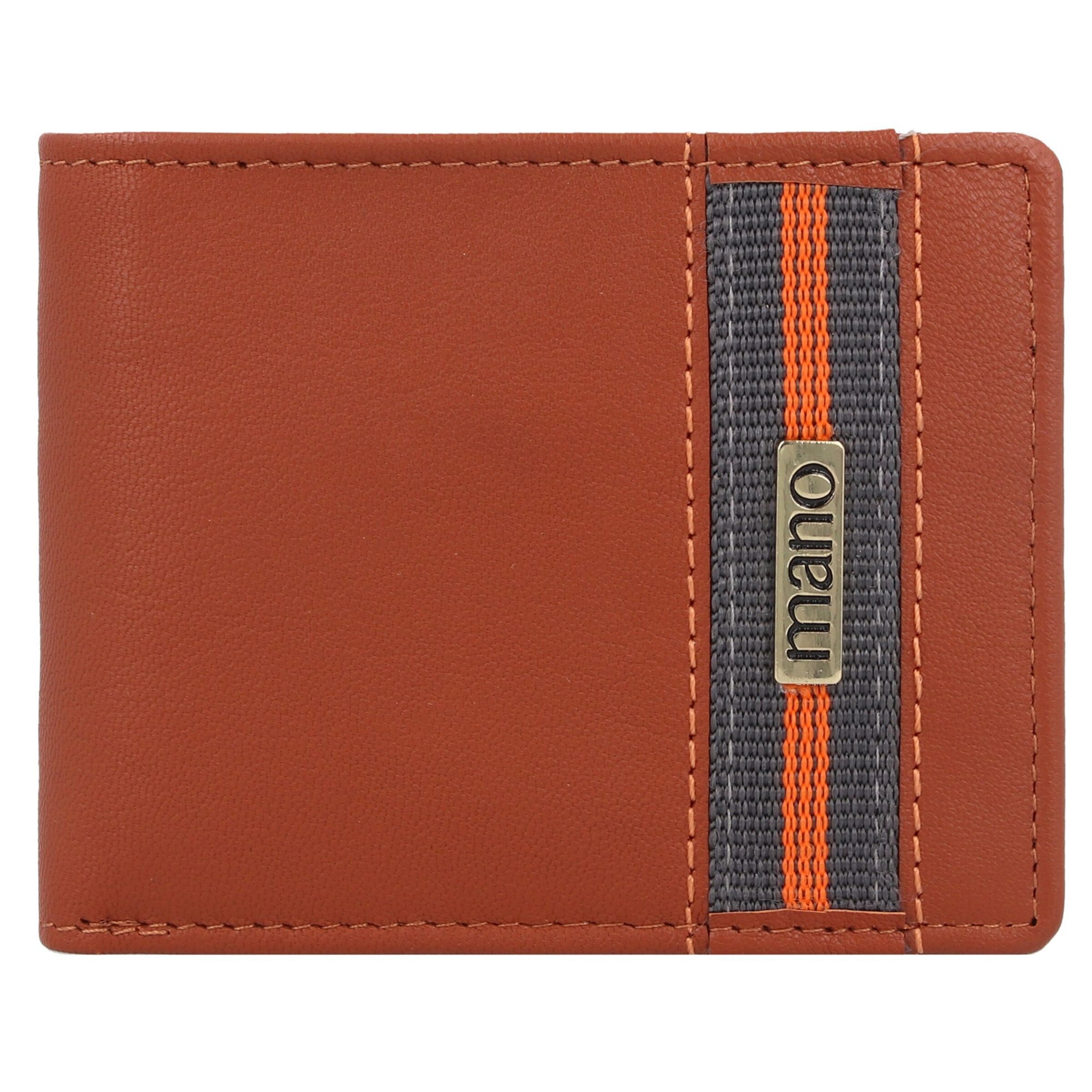 mano Geldbörse 'Don Leonardo' in Braun: Vorderseite