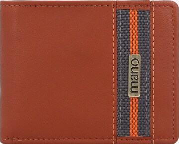 mano Wallet 'Don Leonardo' in Brown: front