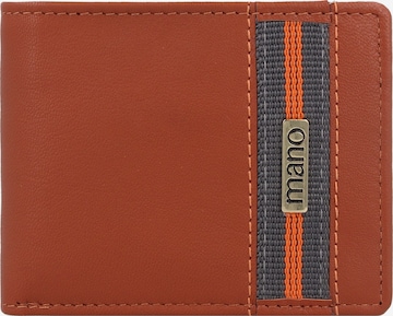 mano Wallet 'Don Leonardo' in Brown: front