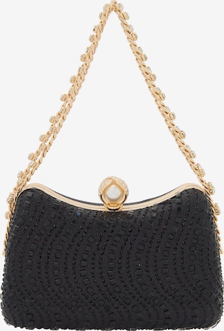 Sac bandoulière faina en noir : devant