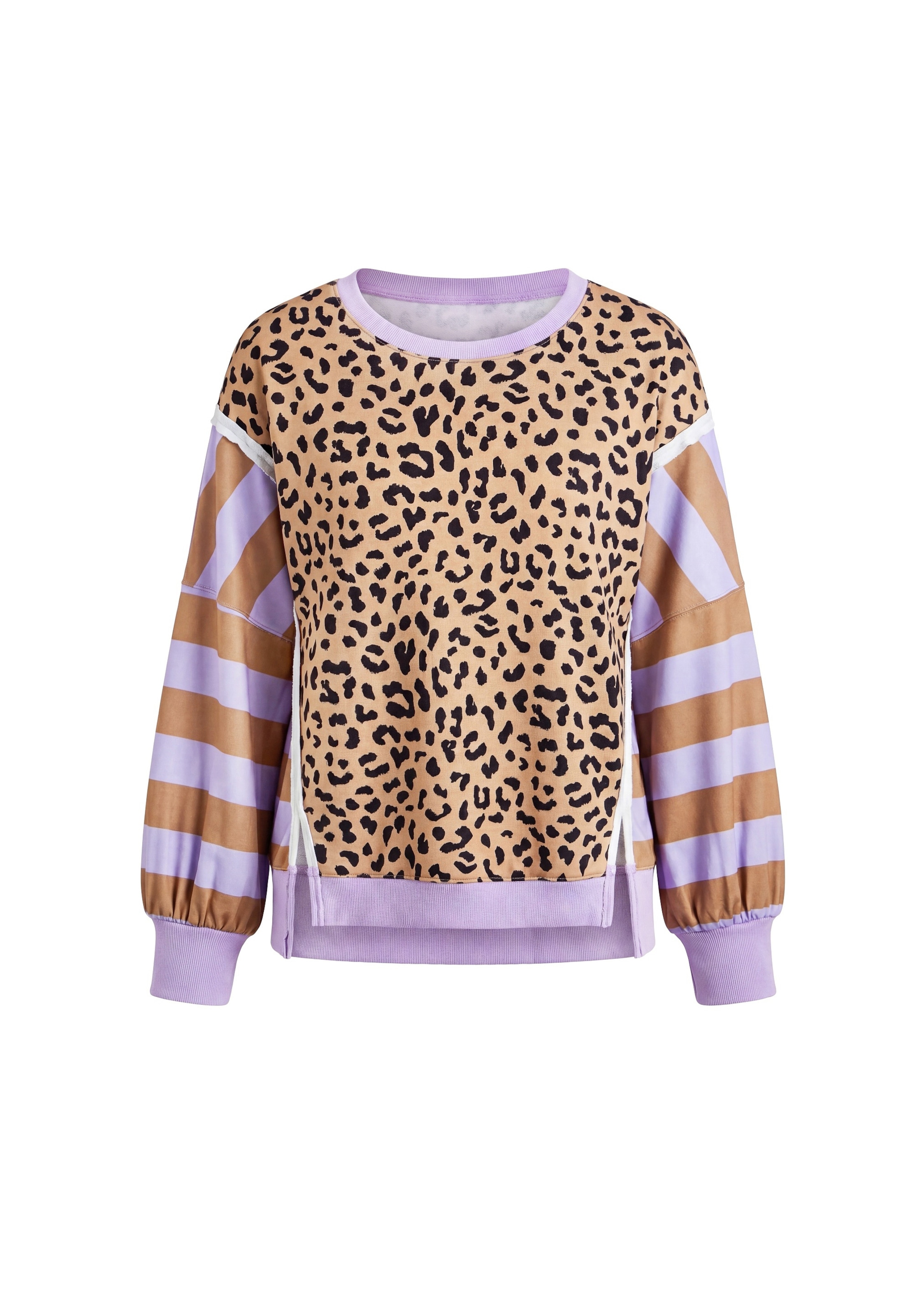 Sweat-shirt usha BLACK LABEL en violet : devant