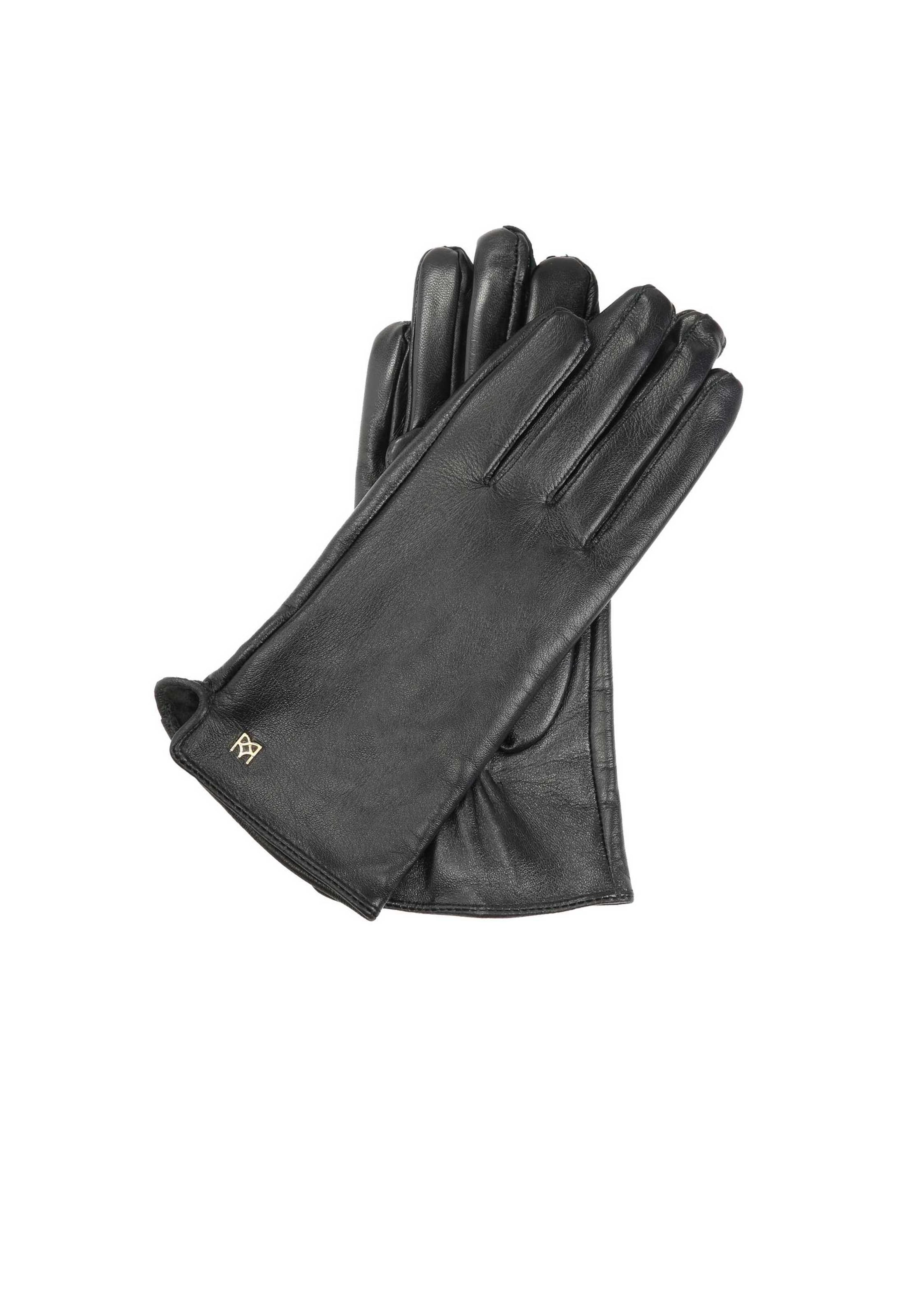 Kazar Handschuhe in Schwarz: Vorderseite