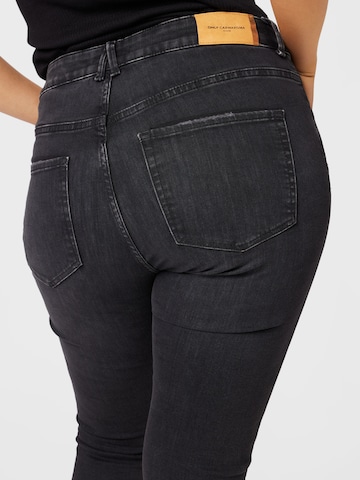 ONLY Carmakoma Skinny Jeans 'Wiser' in Black