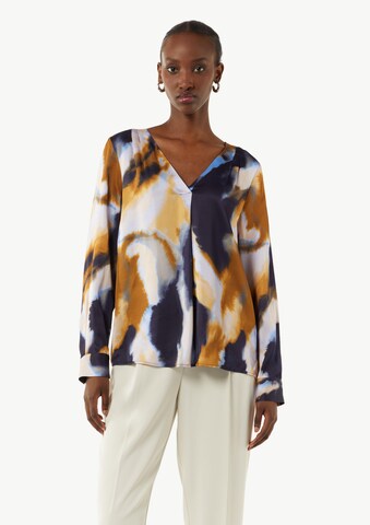 COMMA Blouse in Blauw: voorkant