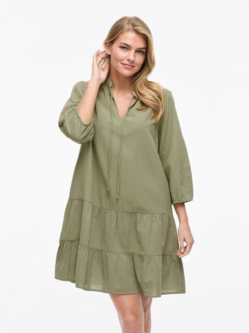 VILA Blousejurk 'VIPetra' in Groen: voorkant