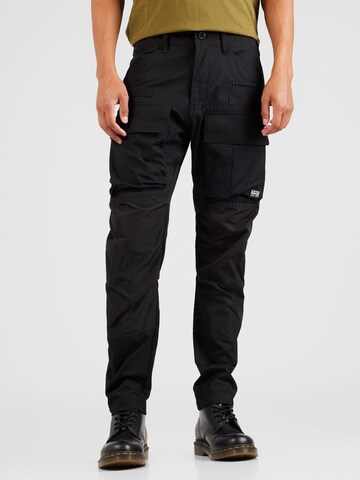 G-Star RAW Tapered Hose in Schwarz: predná strana