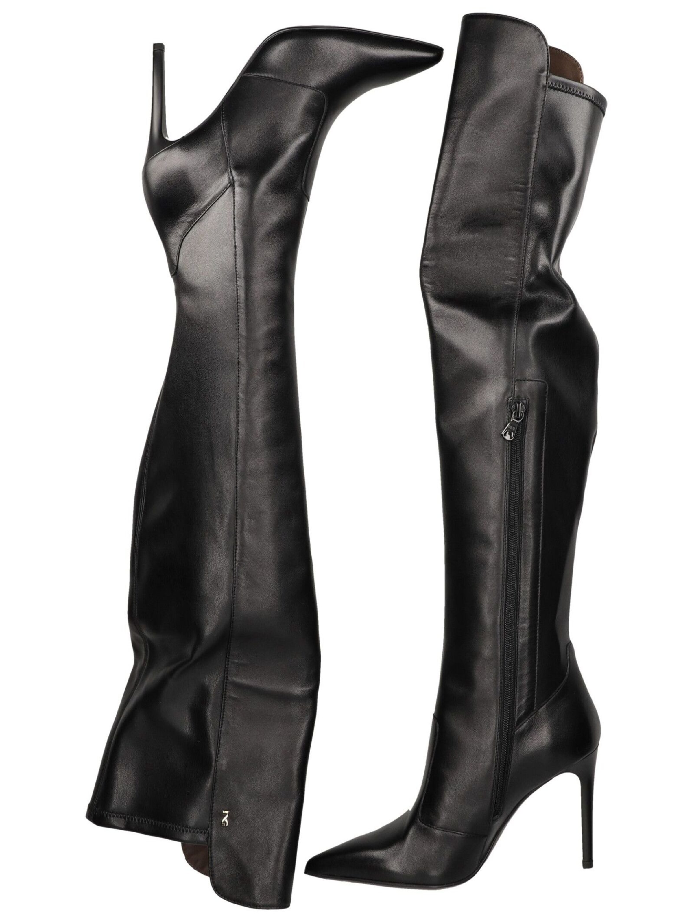 Nero Giardini Overknees in Schwarz