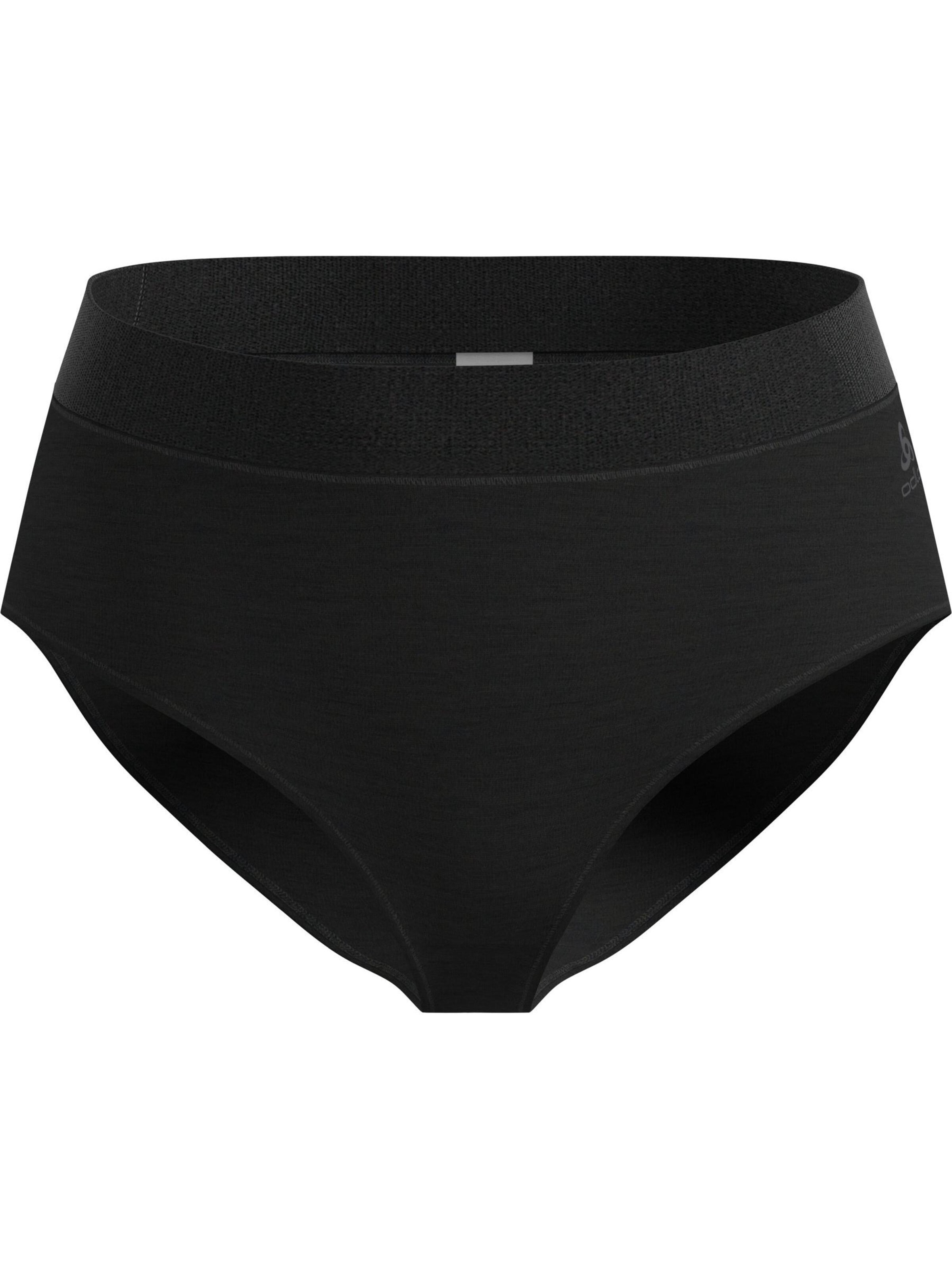 Pantaloncini intimi sportivi di ODLO in nero: frontale