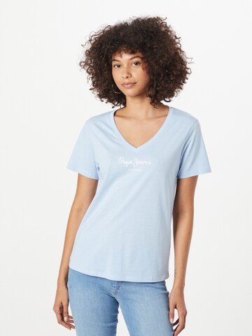 T-shirt 'WENDY' Pepe Jeans en bleu : devant