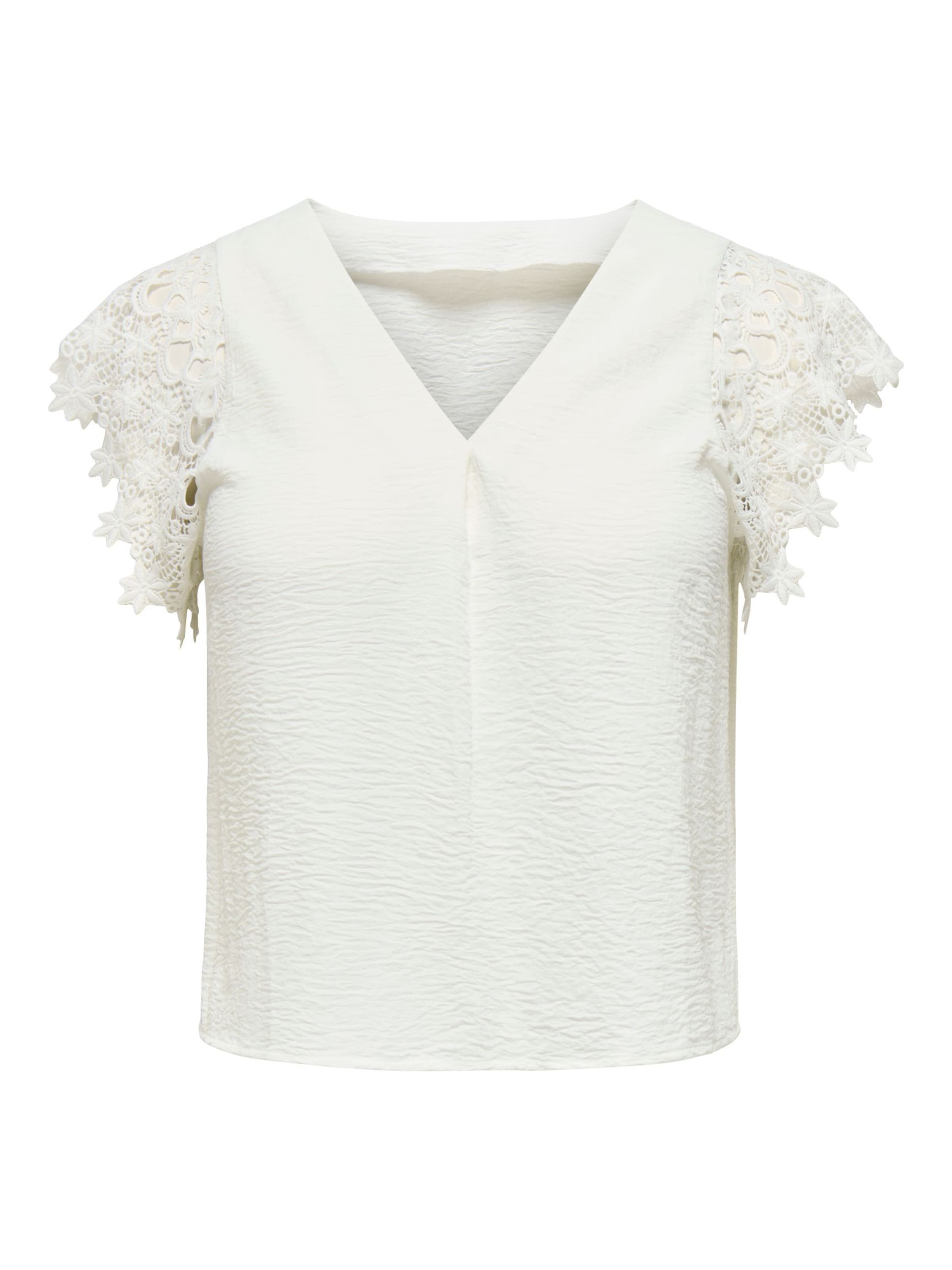 Top 'CARMETTA' di ONLY Carmakoma in bianco: frontale