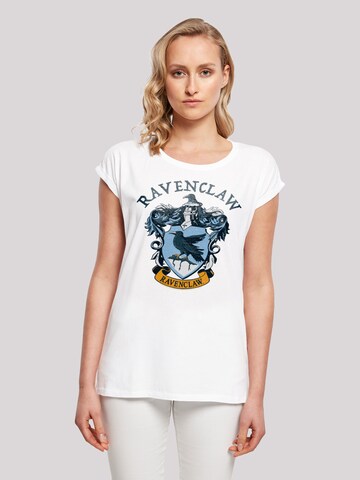 T-shirt 'Harry Potter Ravenclaw Crest' F4NT4STIC en blanc : devant