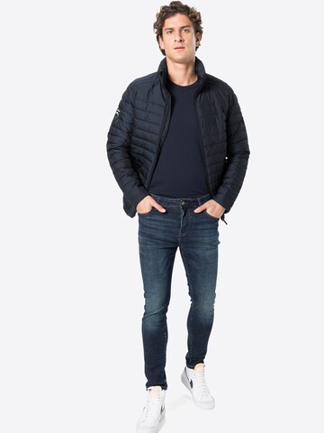 mėlyna Superdry Prigludęs Džinsai