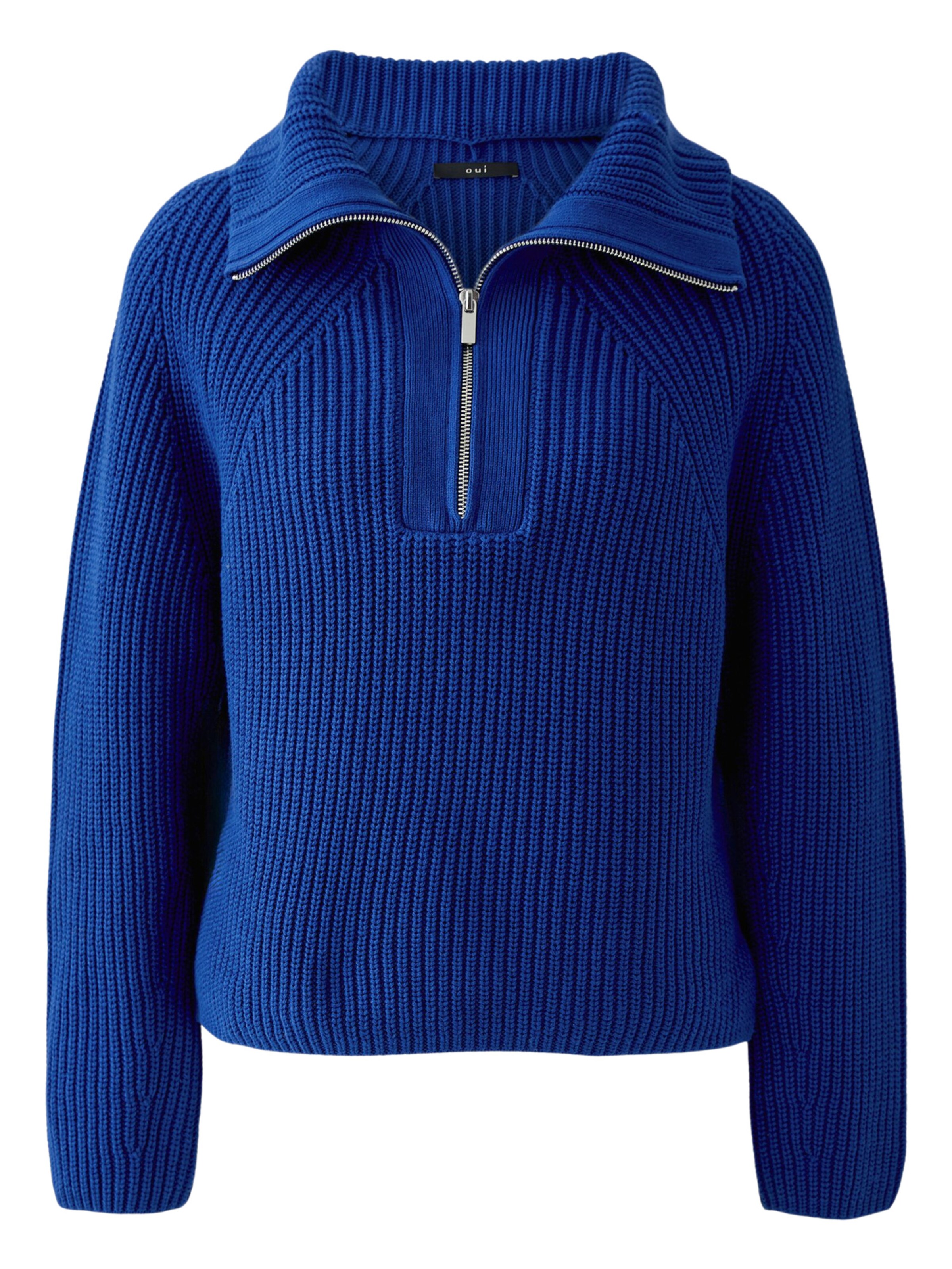 OUI Pullover in Blau: Vorderseite