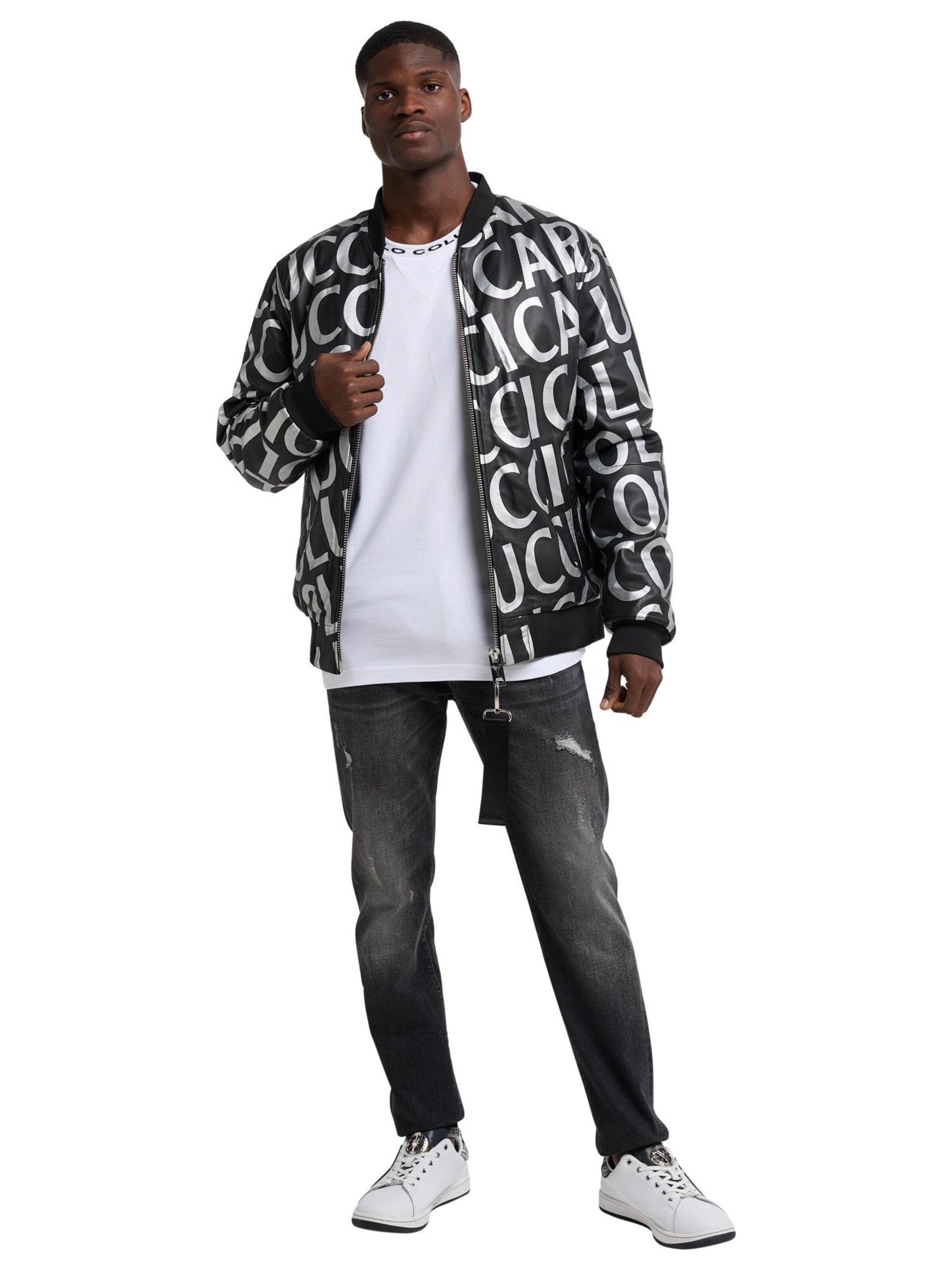 Carlo Colucci Between-season jacket 'Dardengo' in Black