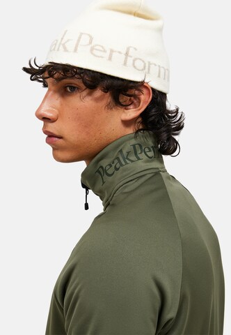Veste en polaire PEAK PERFORMANCE en vert