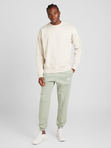 Nike Sportswear Tapered Παντελόνι 'Club Fleece' σε πράσινο