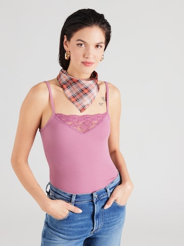 Top di HOLLISTER in lilla: frontale