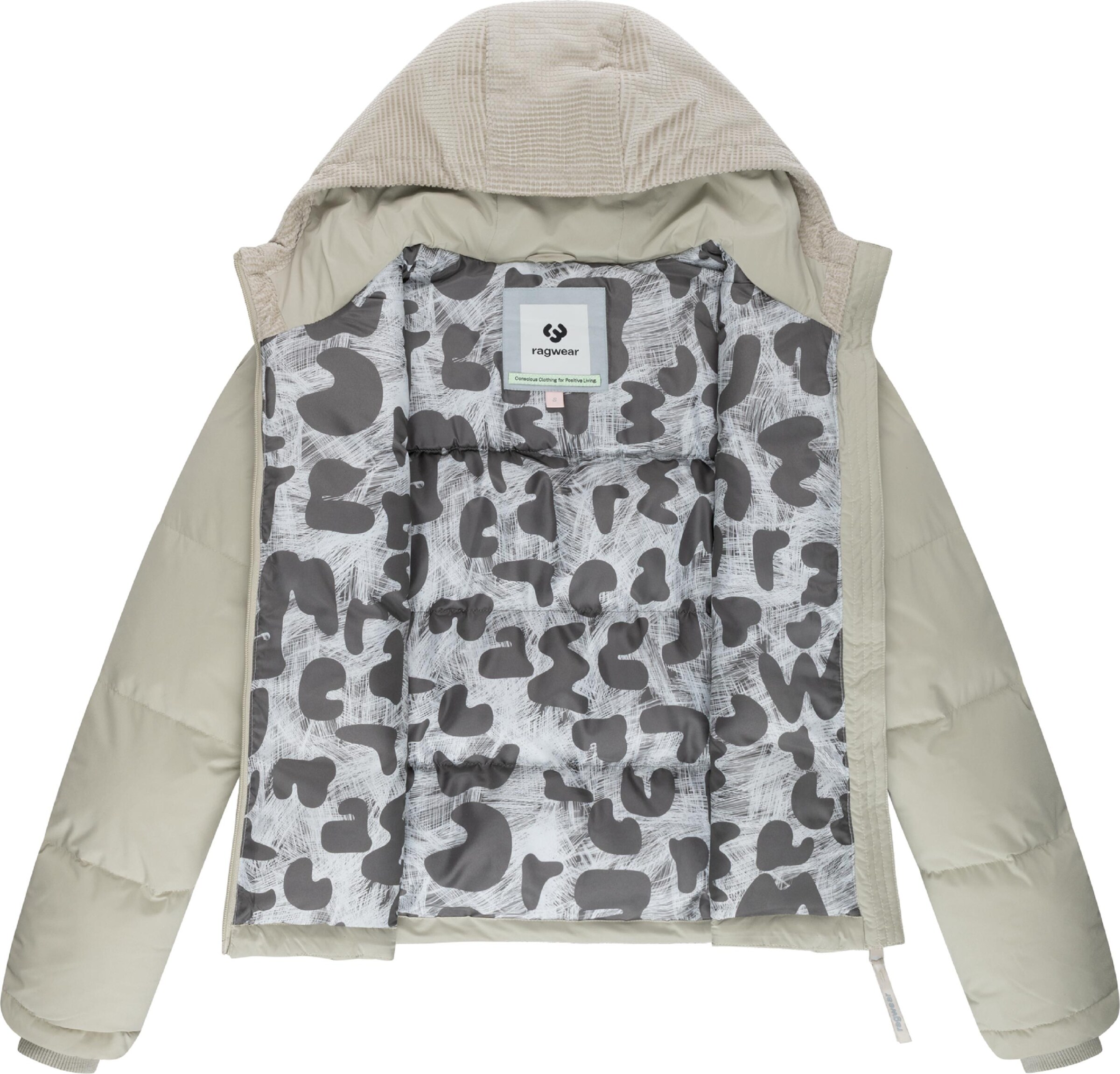 Ragwear Winter Jacket 'Amazze' in Beige