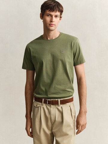 GANT - Camisa em verde: frente