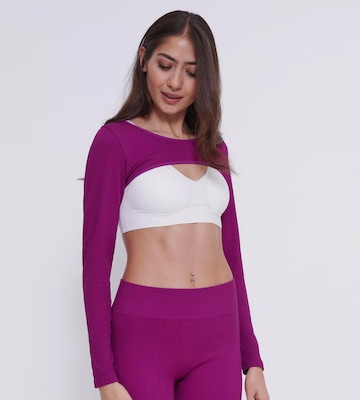 SLOGGI Shirt 'EVER' in Purple: front