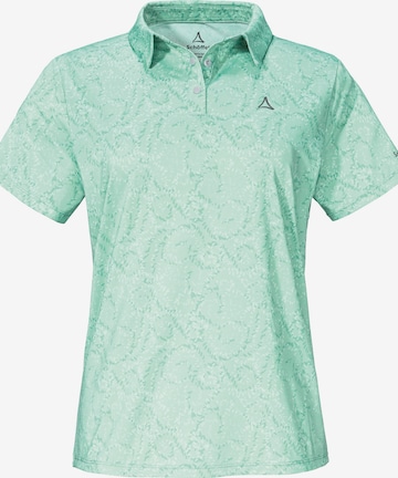 T-shirt fonctionnel ' Hiking Polo Shirt Style Todra WMS ' Schöffel en vert : devant