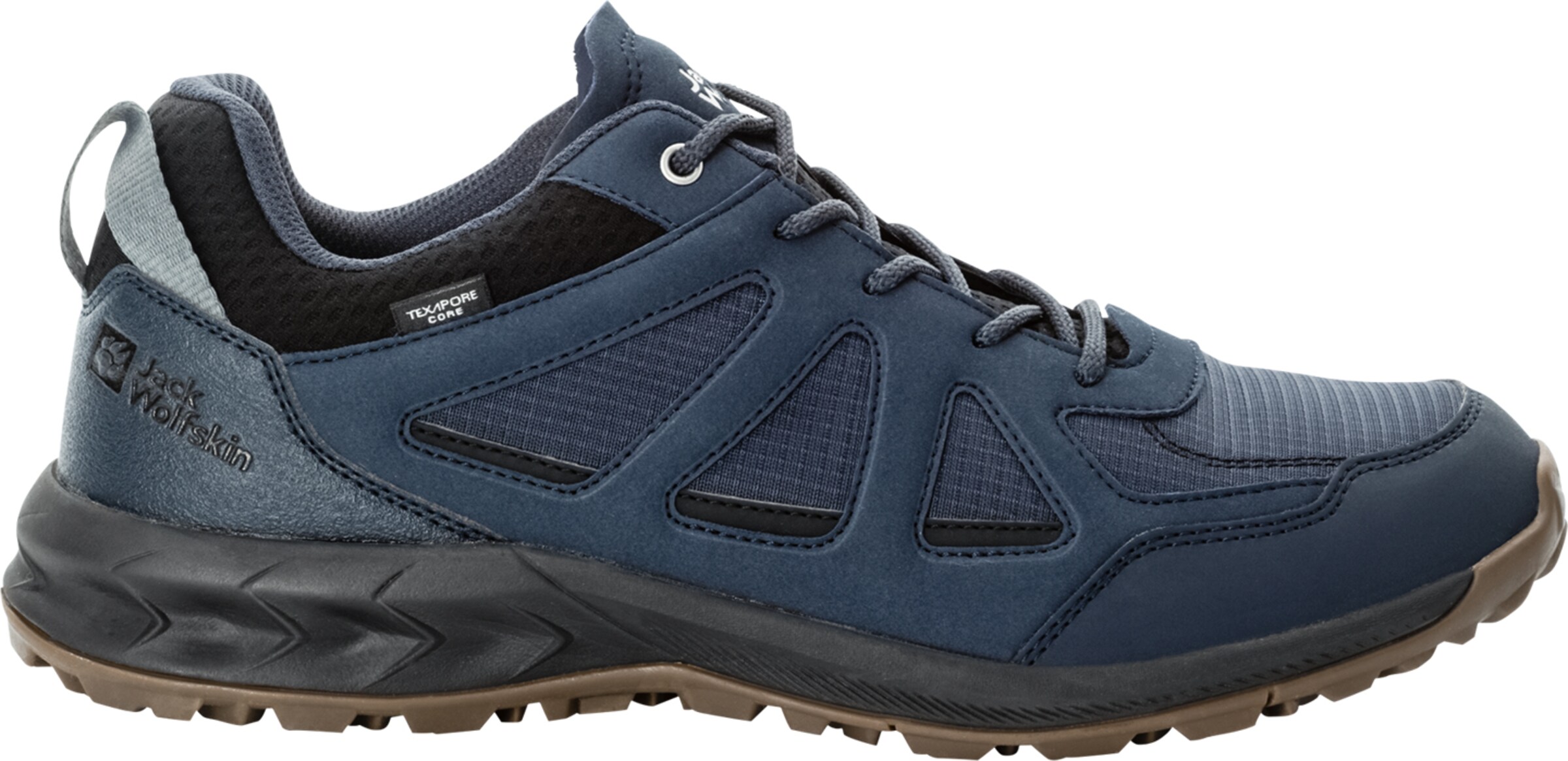 JACK WOLFSKIN Low shoe 'Woodland 2' in Blue