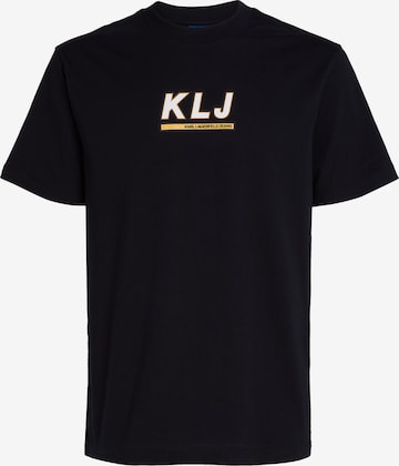 T-Shirt KARL LAGERFELD JEANS en noir : devant