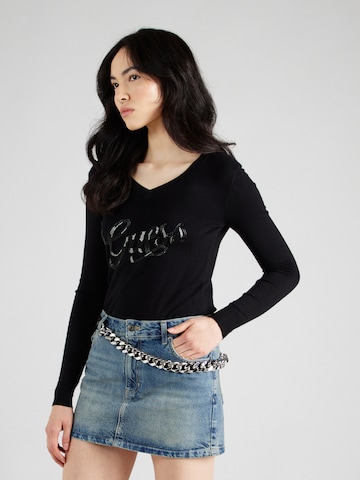 GUESS Sweater 'MYLA' in Black: front