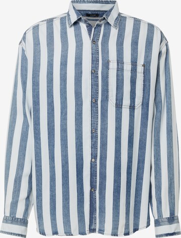 Mavi Regular fit Button Up Shirt in Blue: front