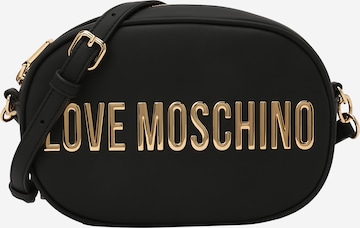 Love Moschino Olkalaukku 'BOLD LOVE' värissä musta: edessä