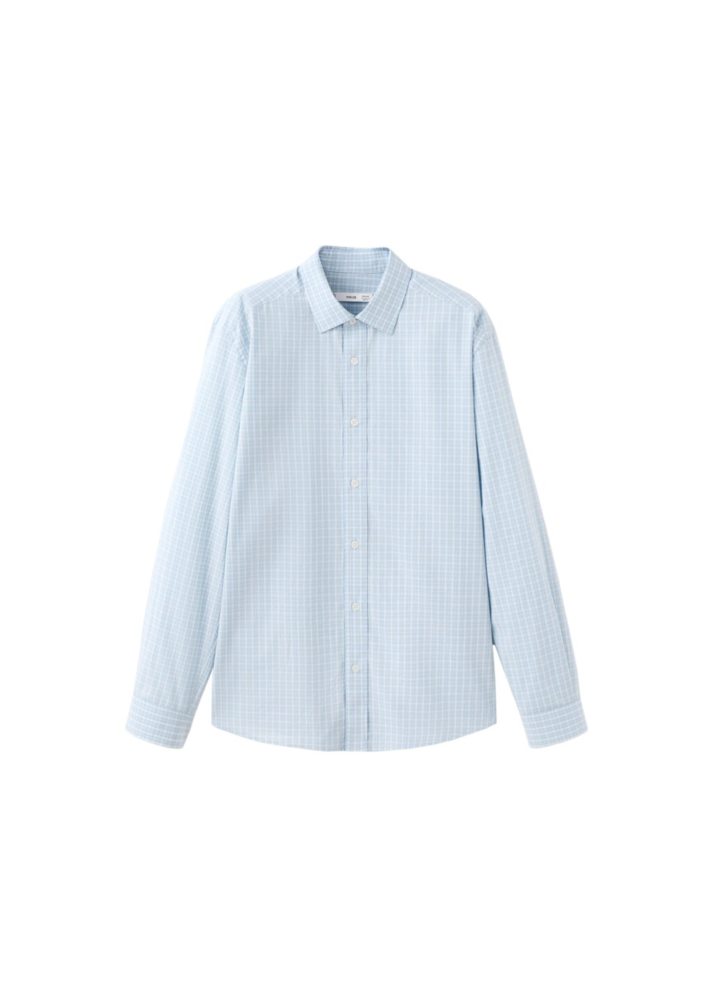 MANGO MAN Hemd 'David' in Blau: Vorderseite