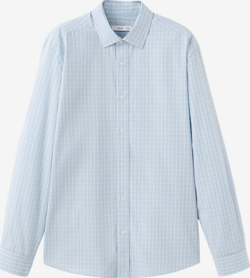 MANGO MAN Hemd 'David' in Blau: Vorderseite
