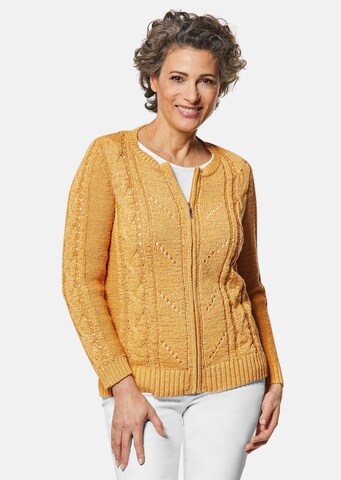 Goldner Knit cardigan in Yellow: front