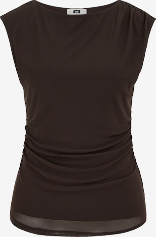 WE FashionTop - smeđa boja: prednji dio