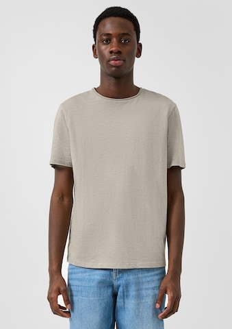 T-Shirt QS en gris : devant