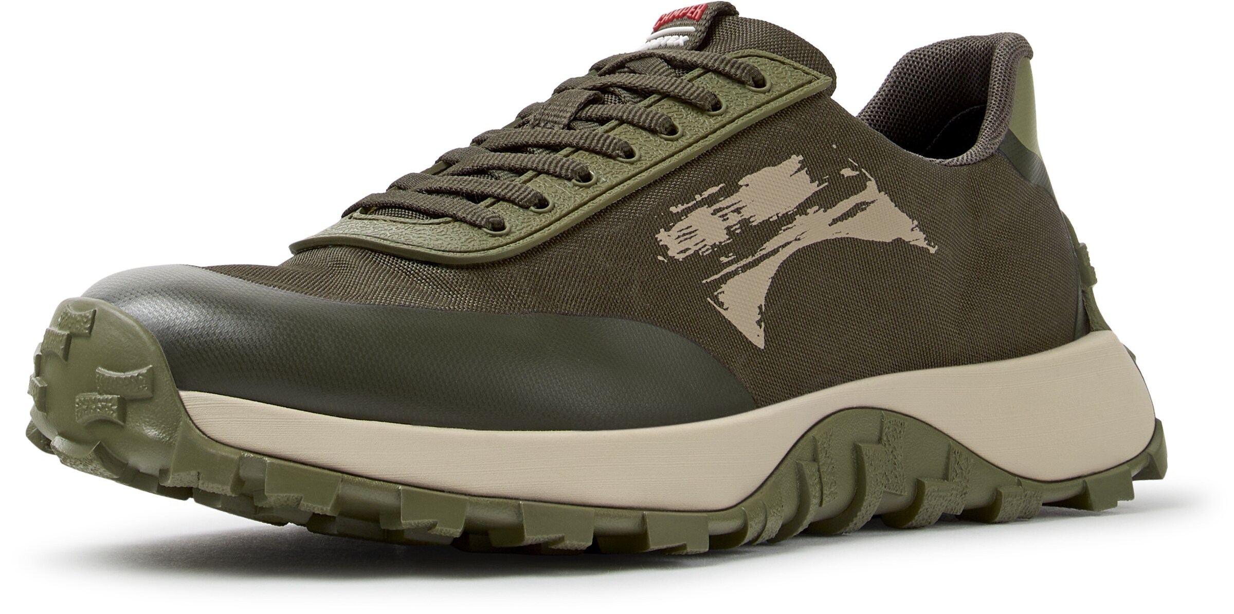 CAMPER - Sapatilhas baixas ' Drift Trail ' em verde: frente