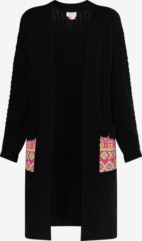 Cardigan IZIA en noir : devant