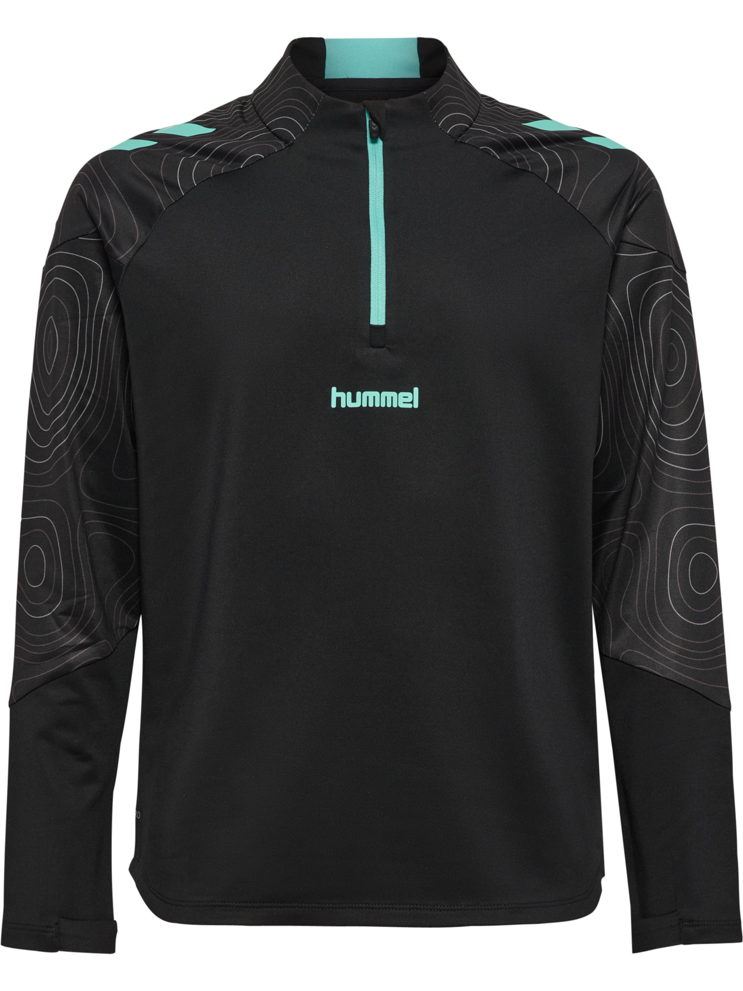 Hummel Sportief sweatshirt 'BLAZE 2.0' in Zwart: voorkant