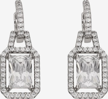 faina Ohrringe in Silber: Vorderseite