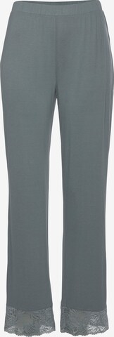 Pantalon de pyjama LASCANA en bleu : devant