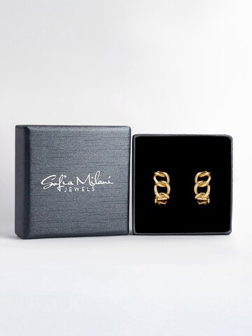 Sofia Milani Earrings 'Cable Chain' in Gold