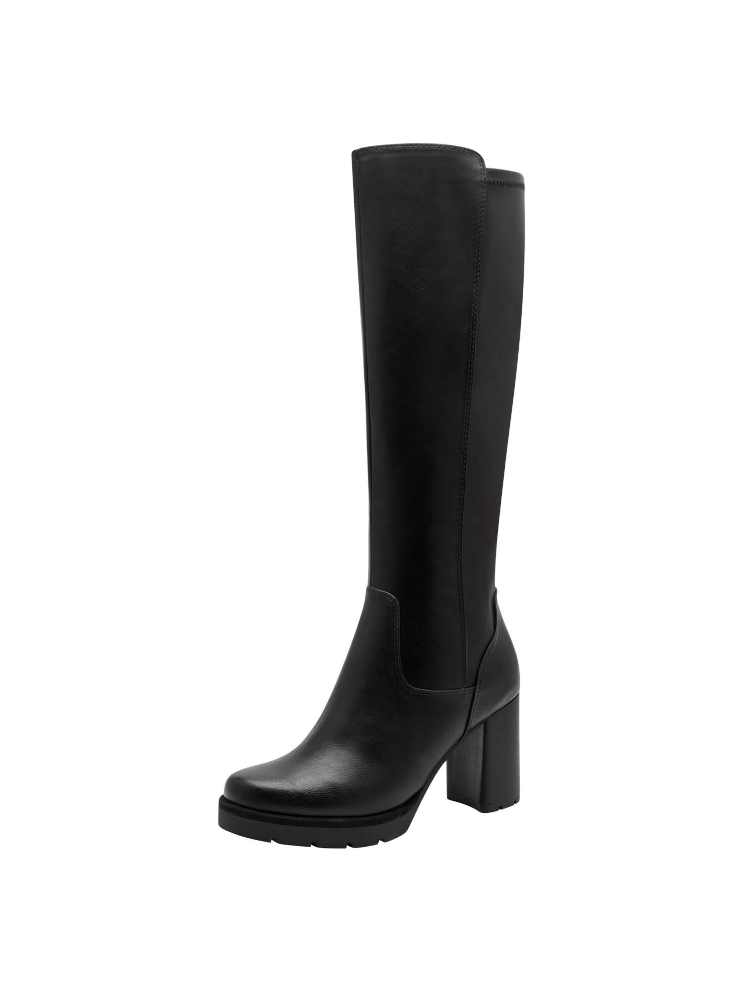 Bottes MARCO TOZZI en noir : devant
