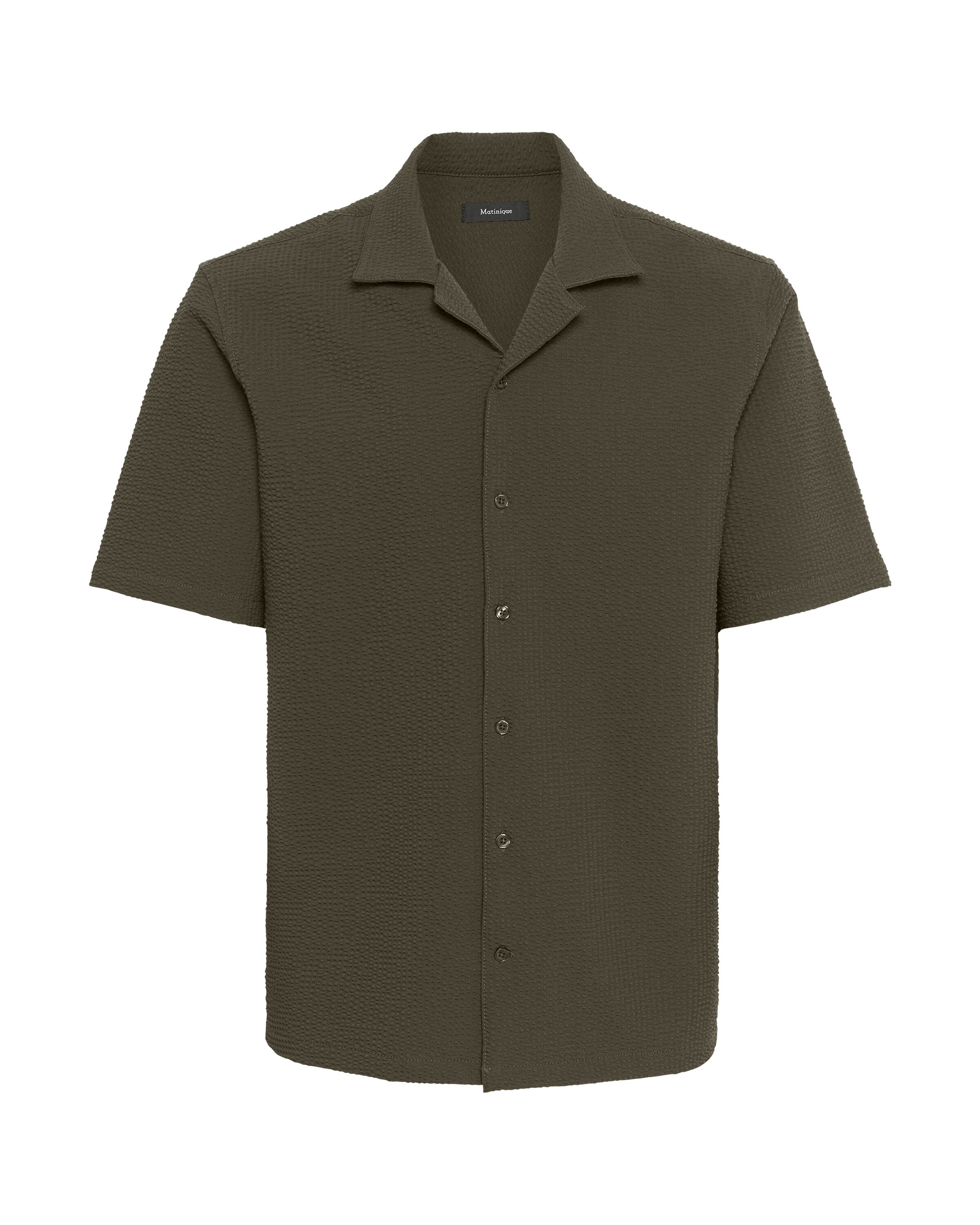 Matinique Regular fit Overhemd 'Klampo' in Groen: voorkant