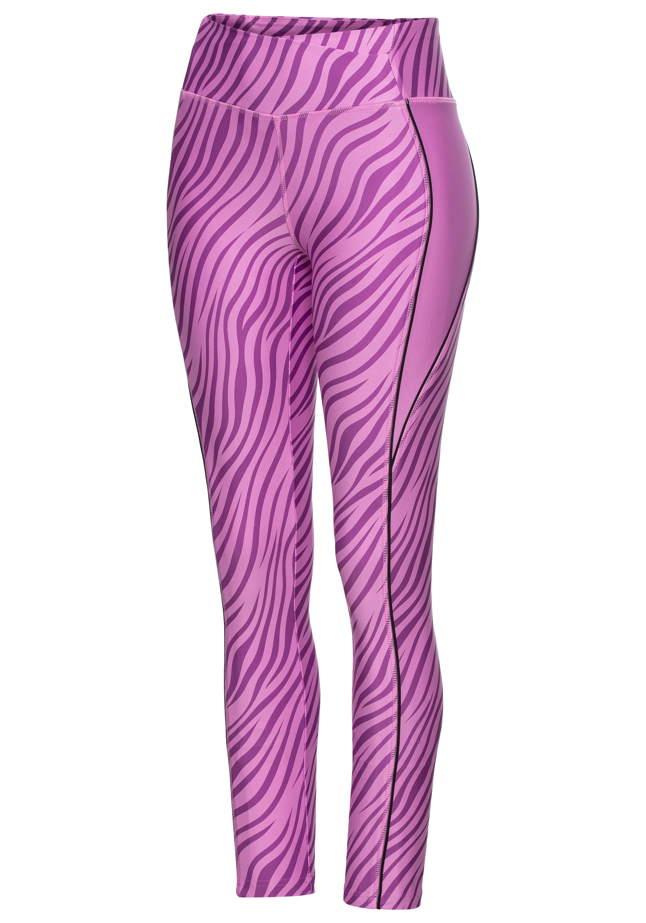 LASCANA ACTIVE Skinny Workout Pants in Purple