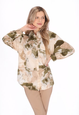Usha - Blusa em bege: frente
