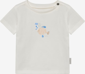 T-Shirt Noppies en blanc : devant