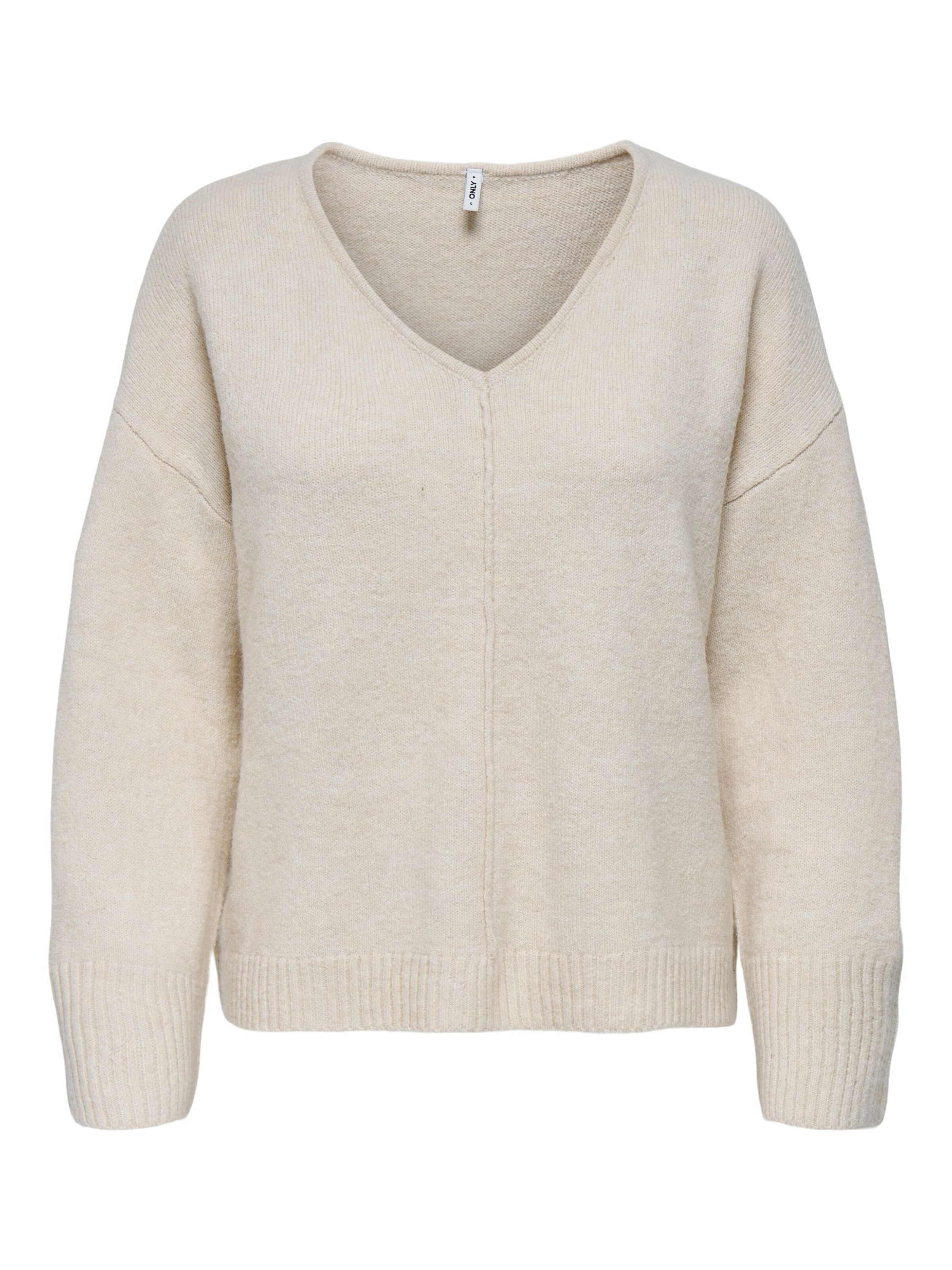Pull-over 'ONLWHITNEY' ONLY en beige : devant