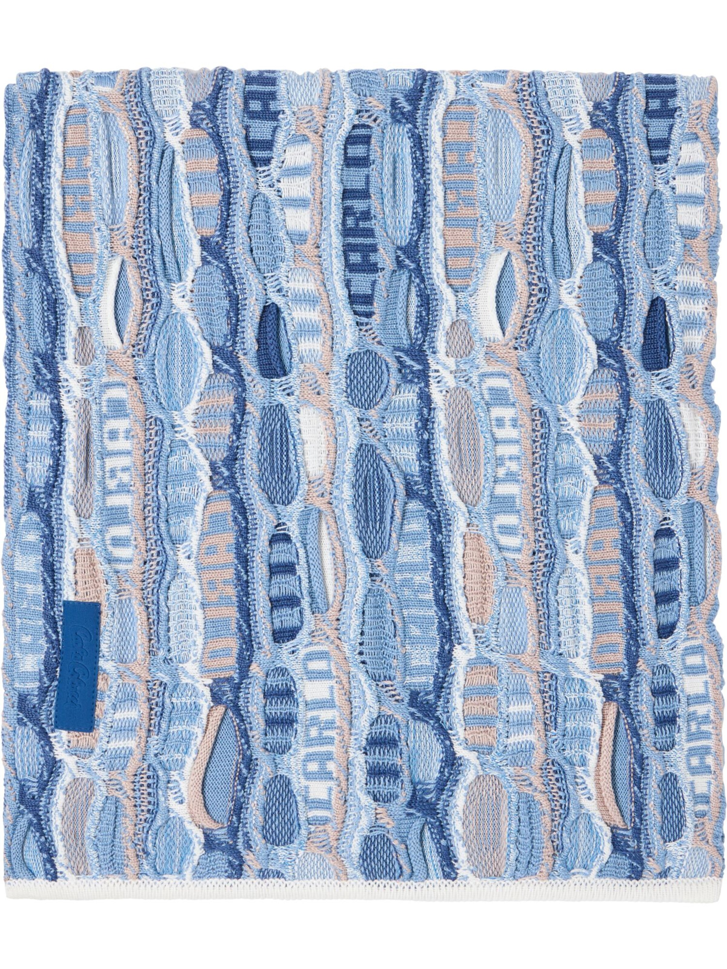 Carlo Colucci Sjaal ' Di Rosa ' in Blauw