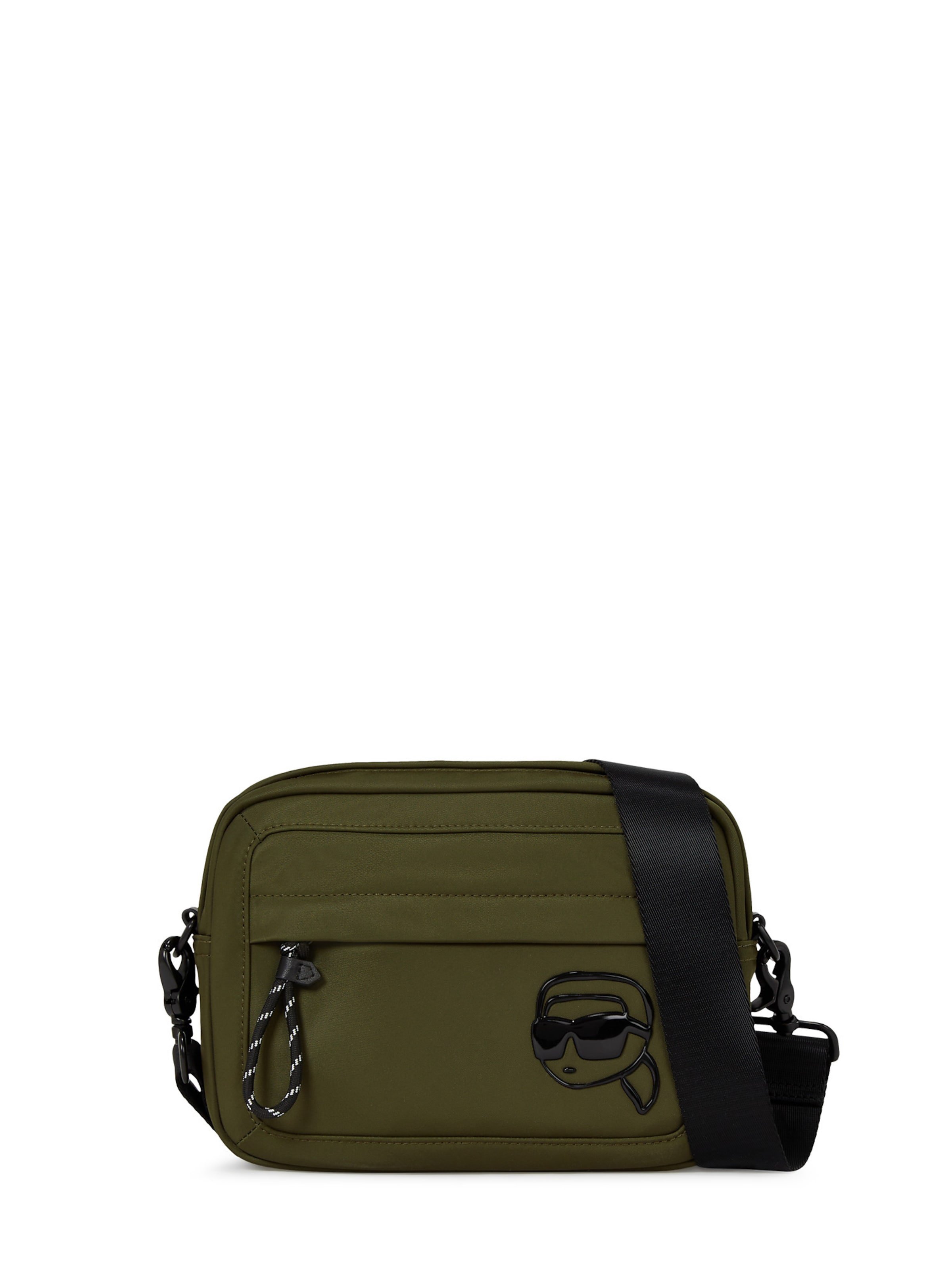 Karl Lagerfeld - Mala de ombro em verde: frente